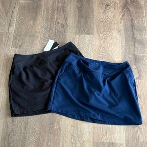 Adidas Black and Blue Athletic Skorts